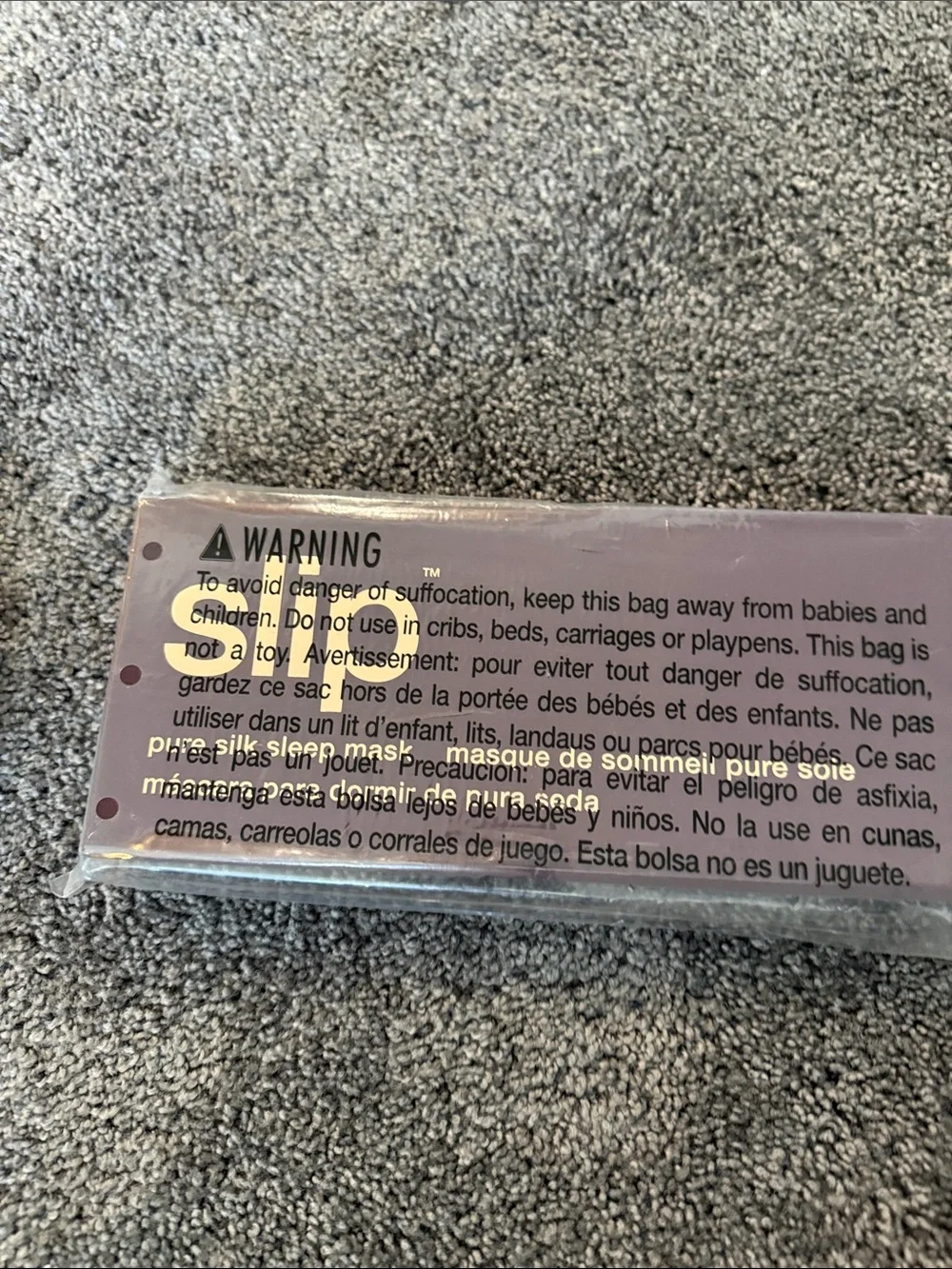 slip Purple Silk Sleep Mask